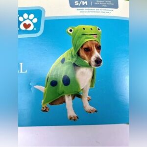 Heart To Tail Pet Drying Towel Hooded Frog Size Small Medium New